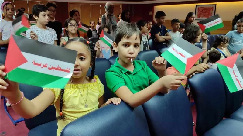 الصحفيين تنظم فعالية لتعريف الأطفال بالقضية الفلسطينية والقدس ومكانته الدينية
