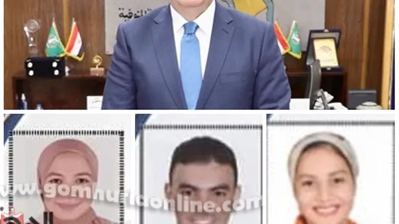 أبو ليمون يُهنئ أوائل الثانوية علي الجمهورية من أبناء المنوفية
