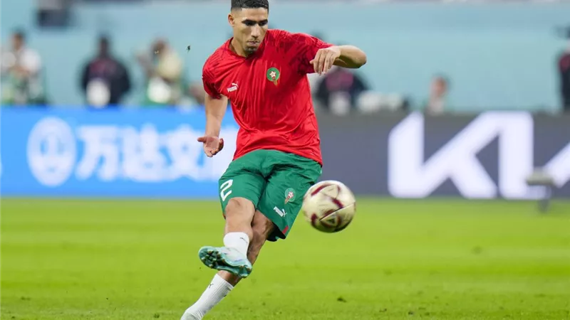 أشرف حكيمي: سنقدم كل ما لدينا أمام منتخب مصر لحصد البرونزية
