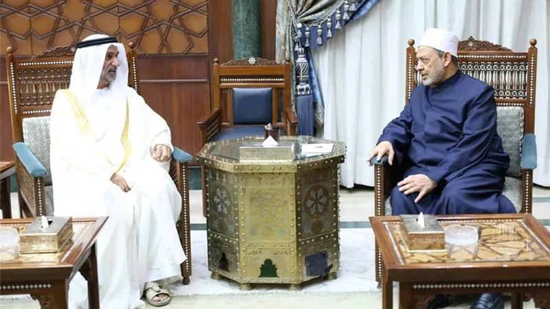 شيخ الأزهر يستقبل د.أحمد الجروان رئيس البرلمان العربي السابق