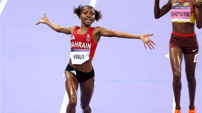 باريس 2024.. البحرينية وينفريد موتيل تفوز بذهبية 3000 متر موانع