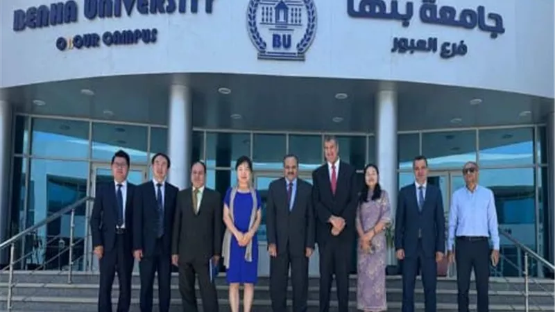 الجيزاوى يستقبل الأمين العام لجمعية الصين شمال أفريقيا للابتكار
