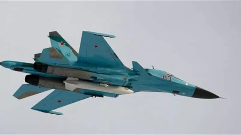 أنباء عن إسقاط طائرة روسية من طراز Su-34 في كورسك