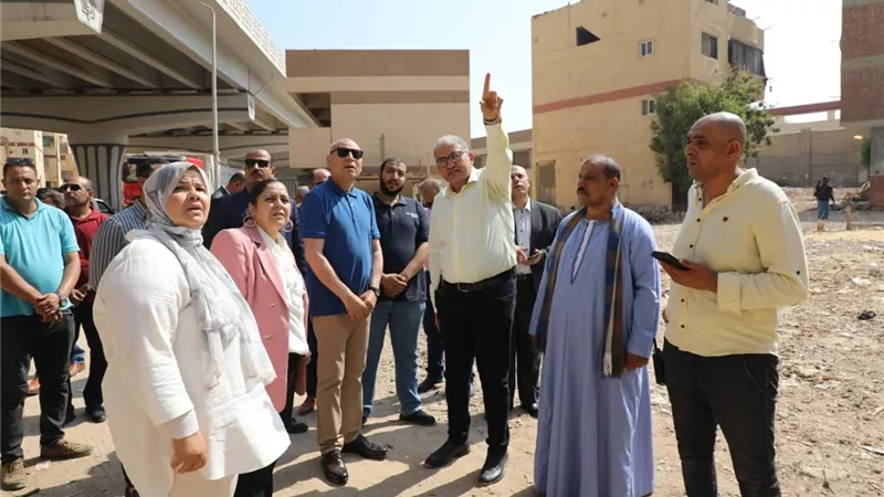 محافظ القاهرة يتابع اعمال تطوير مدينة الأمل 