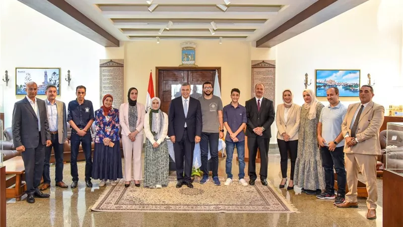 محافظ الإسكندرية يكرم أوائل الثانوية العامة على مستوى الجمهورية