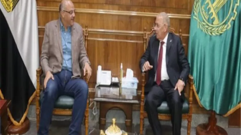 محافظ القليوبية يبحث التعاون المشترك مع نقابة المهندسين بالمحافظة