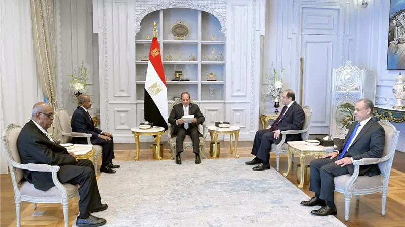 الرئيس السيسى يؤكد حرص مصر على تعزيز التعاون مع إريتريا