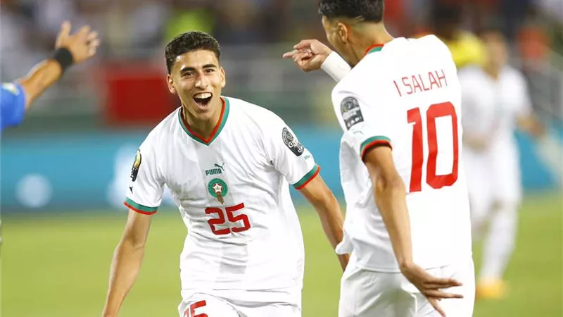 الزلزولي ورحيمي يضربان شباك منتخب مصر بهدفين للمغرب