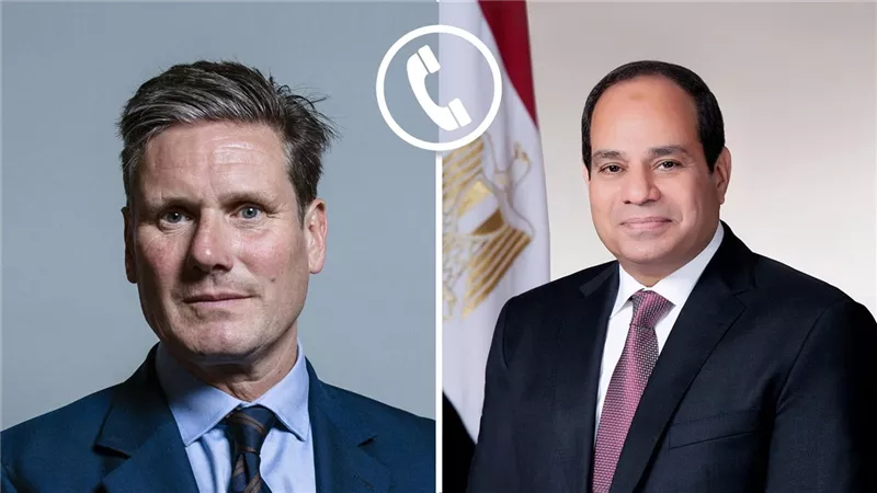 الرئيس السيسي يهنئ هاتفيًا رئيس وزراء بريطانيا بمناسبة تشكيل الحكومة الجديدة