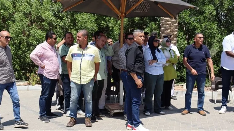 رئيس جهاز الشيخ زايد تقود حملة إزالة البناء والتعدى على الأراضى..صور