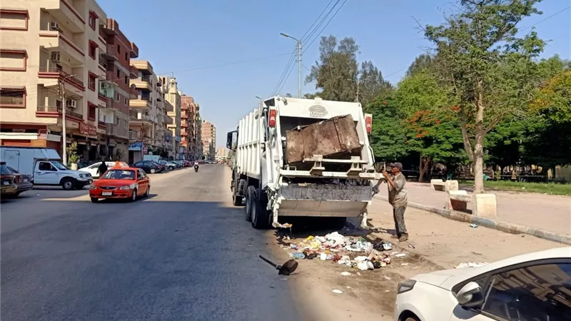 رفع ١١٩٤٧ طن مخلفات من الإسماعيلية خلال الأسبوع الماضي
