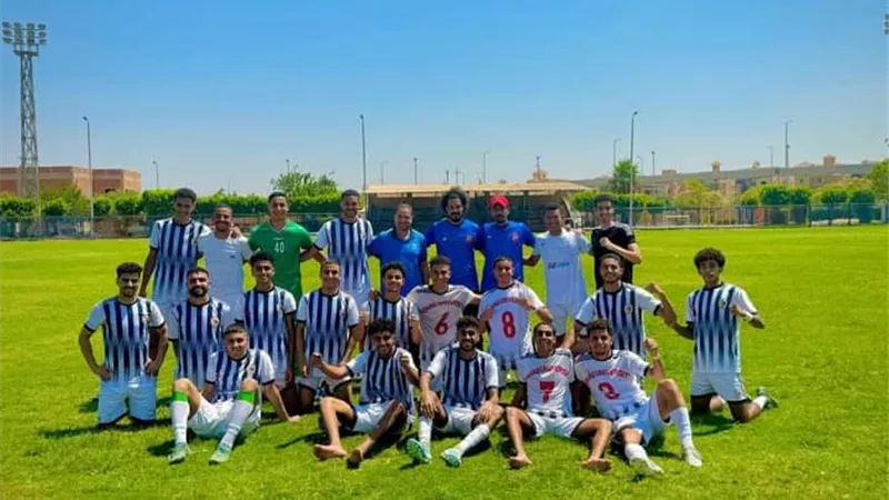 منتخب طلبة جامعة سوهاج لكرة القدم يصعد للمستوي الثاني