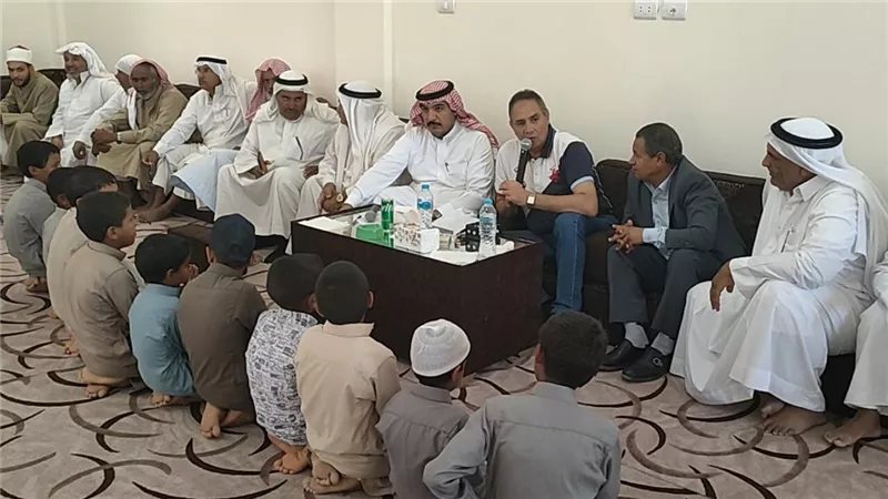 نائب محافظ شمال سيناء يتفقد قريه الجفجافة