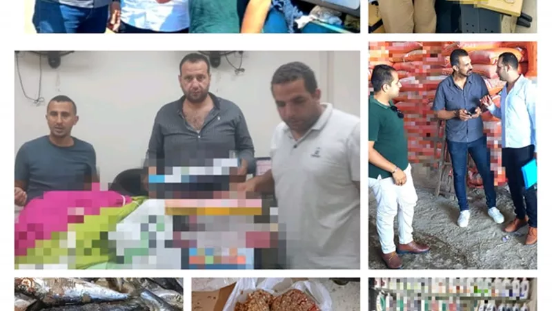 حملات تموينية على مخابز واسواق 8 مراكز بالبحيرة