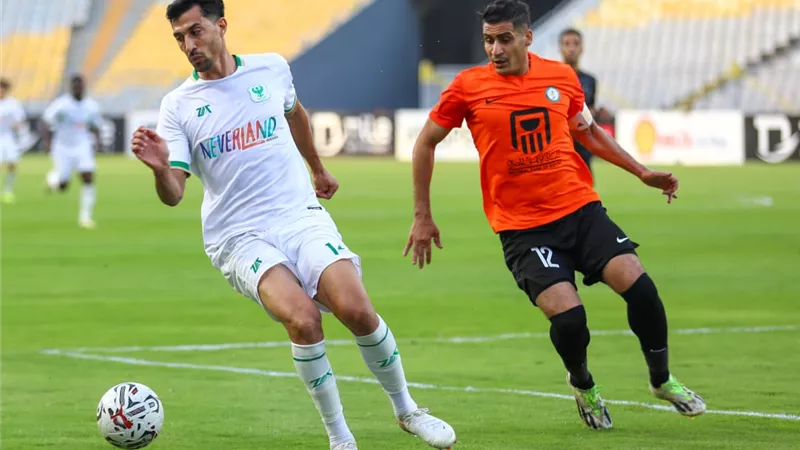 شاهد .. ميدو جابر يتمم ثلاثية المصرى امام البنك الأهلى بكأس مصر