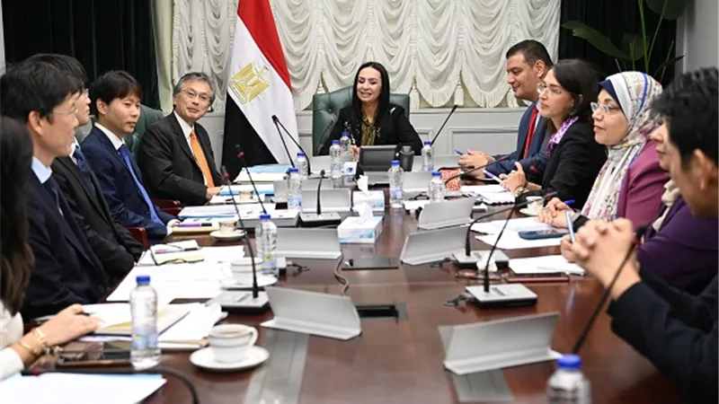 وزيرة التضامن وسفير اليابان يبحثان تحسين جودة خدمات الطفولة المبكرة