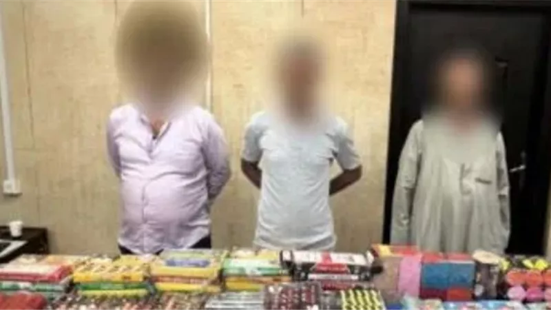 ضبط 5 آلاف قطعة ألعاب نارية بحوزة عاطلين فى الجمالية والمقطم