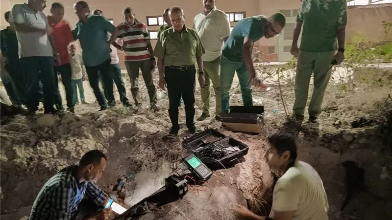مياة الشرب بالاسكندرية تتابع حل مشكلة ضعف المياه بمنطقة العجمى