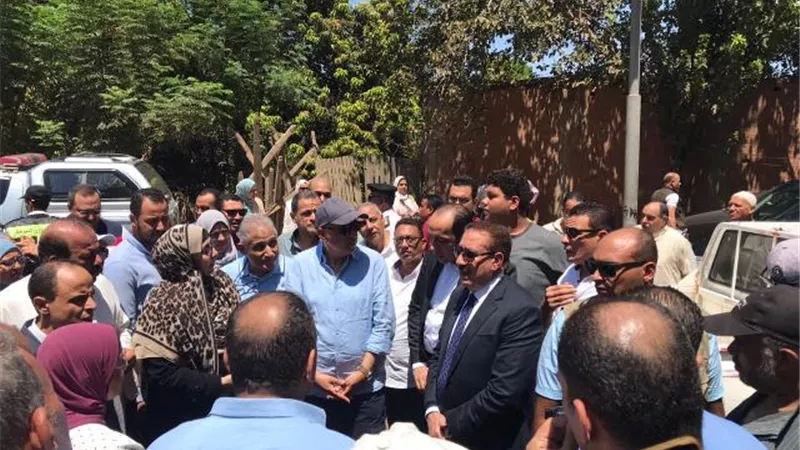 سويلم يتفقد حالة الري بترع بالمنوفية
