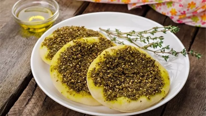 فطائر الزعتر في المنزل