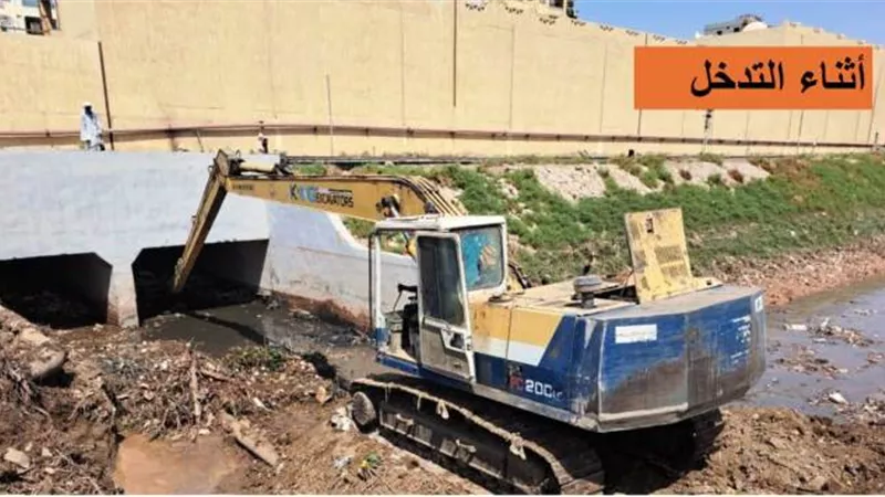 الإنتهاء من أعمال تطهير بربخ الجوزيرة وتجهيزه فى أسوان
