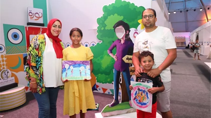 معرض تنمية الأسرة يشهد إقبالا كبيرا من زوار مهرجان العلمين