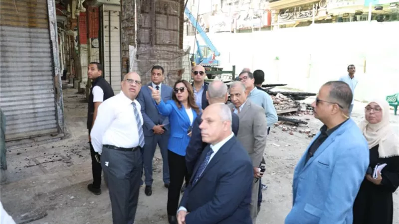 وزيرة التنمية المحلية : تطوير منطقة العتبة و الموسكي
