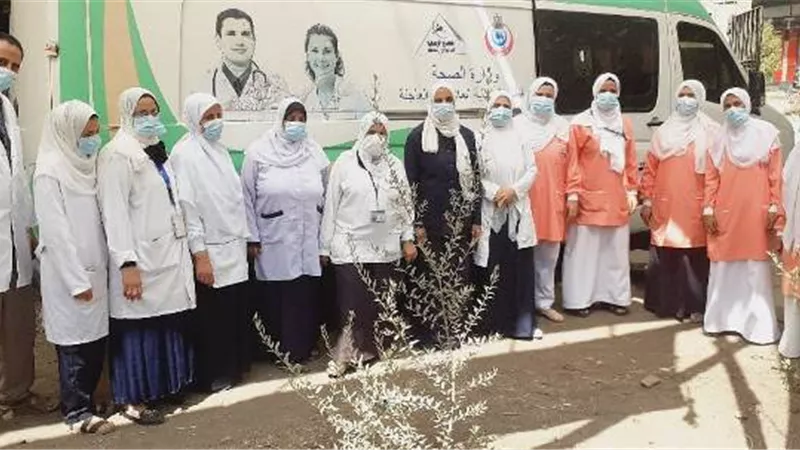 الكشف على 1482 مريضا بقافلة طبية فى قرية الرحمانية مركز ميت غمر