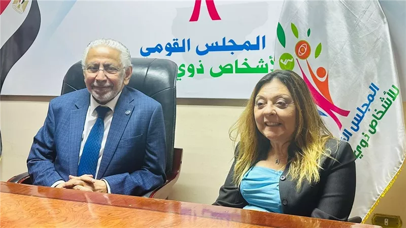 إيمان كريم تستقبل الرئيس التنفيذي لجمعية لأجلهم لخدمة ذوي الإعاقة