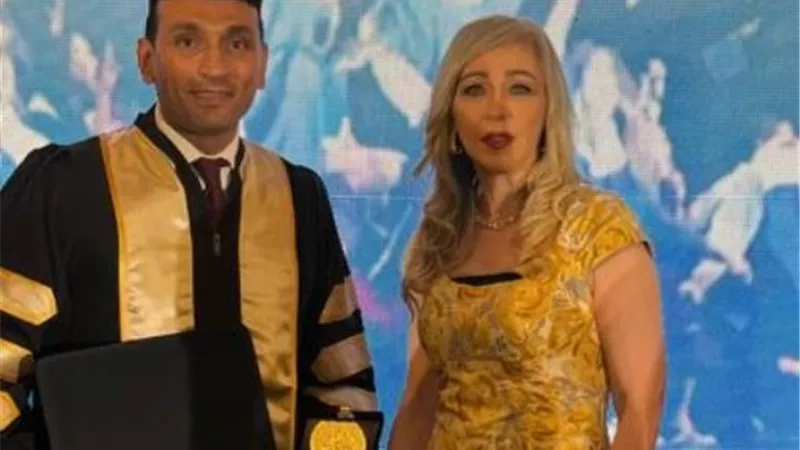 ابراهيم شفيق أمين مستقبل وطن الشروق يحصل على درجة الماجستير.. صور
