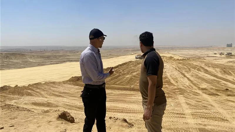 رئيس جهازالقاهرة الجديدة يتابع تنفيذ البنية التحتية للتجمع السادس