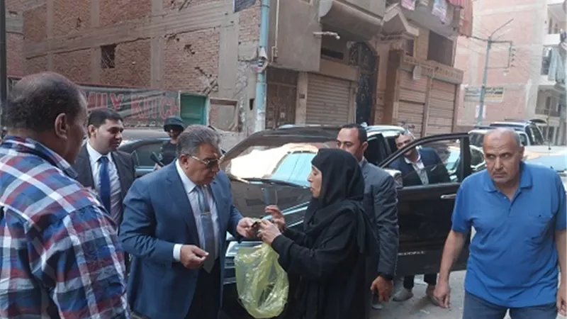 محافظ الدقهلية في جوله مفاجئه بمدينة المنصوره وأجا