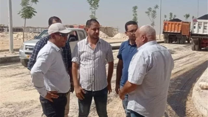 تعرف على أحدث مشروعات الطرق فى مدينة 15 مايو.. بالصور