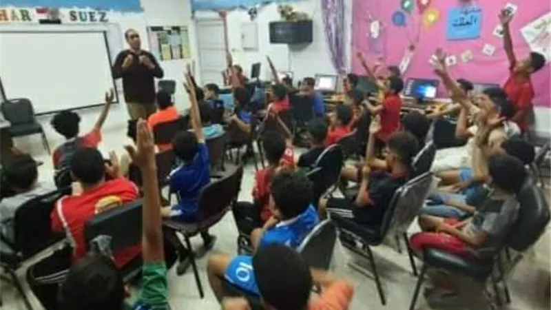 استمرار الأنشطة الصيفية بمنطقة السويس الأزهرية