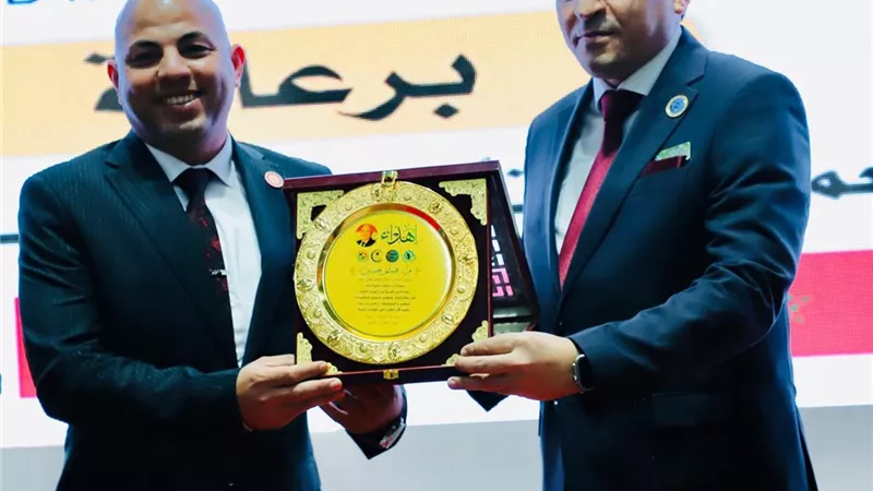 الحكومة الليبية تٌكرم المهندس هيثم حسين رئيس مجلس إدارة مجمع عمال مصر