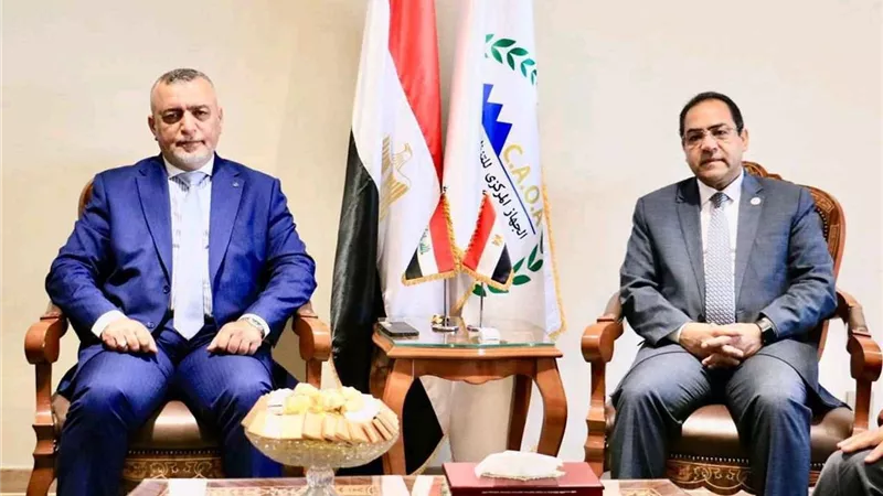 رئيس التنظيم والإدارة يبحث مع نظيره العراقي سبل التعاون وتبادل الخبرات