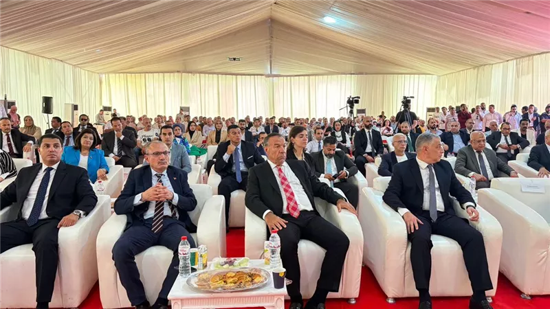 السفير التركي يشارك في مراسم وضع حجر أساس مصنع جديد بالإسماعيلية