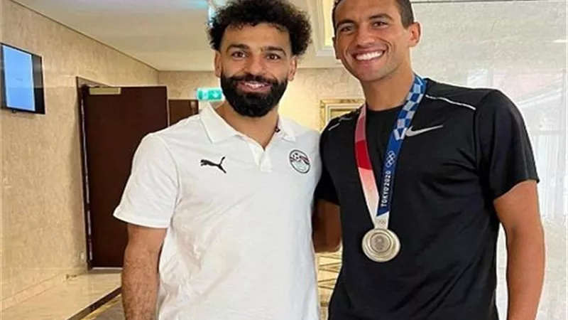 بعد ذهبية الأولمبياد.. محمد صلاح لأحمد الجندي: 