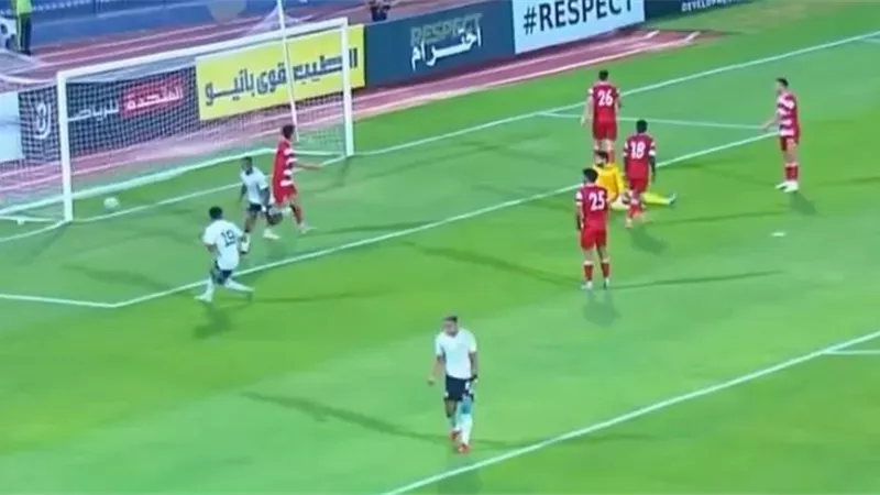 الجونة يتفوق على بلدية المحلة بهدف في الشوط الأول