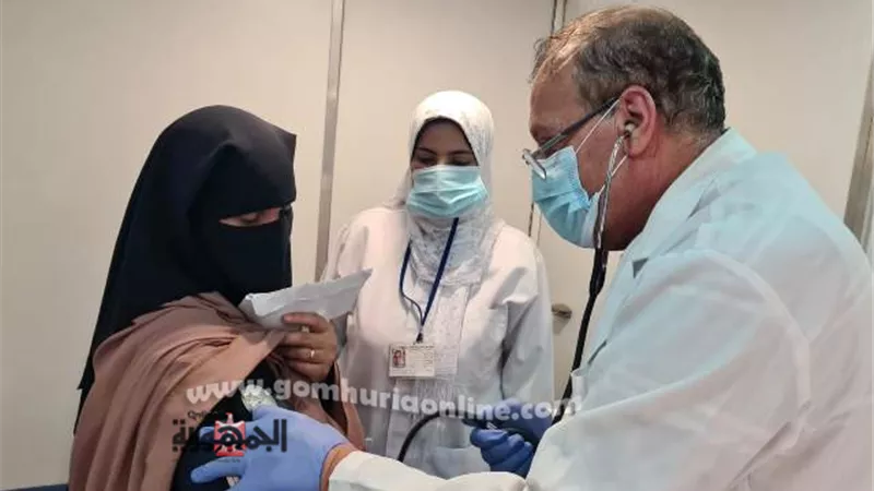 الكشف على ١٤٢٧ فى قافلة النقيدي بكوم حماده