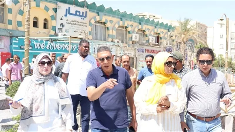 رئيس الجهاز الشيخ زايد تقود حملة على المحال التجارية والمطاعم صور