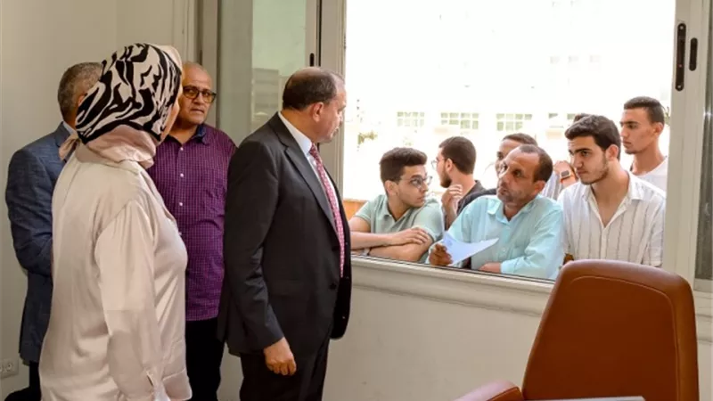 جامعة بنى سويف الاهليه تواصل استقبال الطلاب للتنسيق