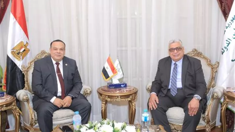 المستشار أحمد عبود يستقبل رئيس الوطنية للانتخابات للتهنئة برئاسته لمجلس الدولة