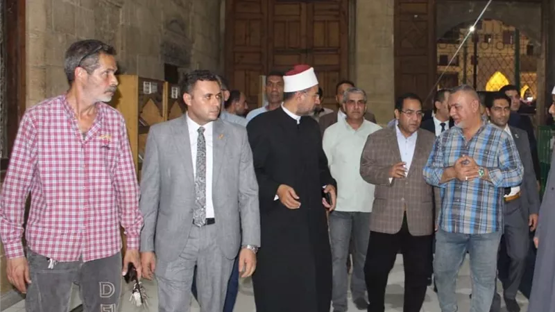 الجامع الأزهر يستقبل رئيس الجهاز المركزي وبرفقته وفد عراقي