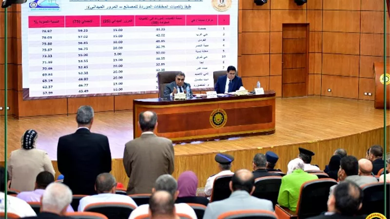 الإزالة الفورية لأي تعديات علي الأراضي الزراعية بالدقهلية