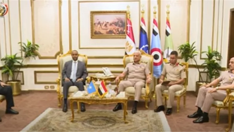 القائد العام للقوات المسلحة يلتقى وزير الدفاع بجمهورية الصومال