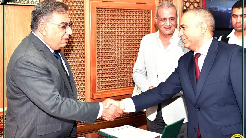 محافظ الدقهلية يستقبل السكرتير العام والسكرتير المساعد الجدد