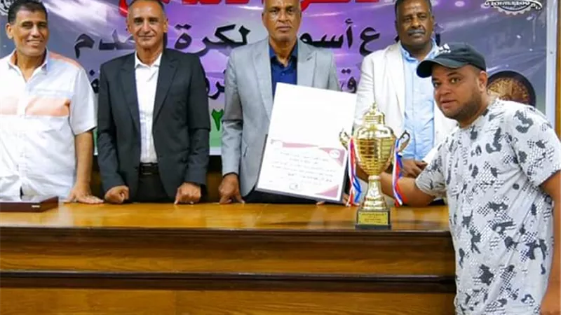 فرع اسوان لكره القدم يختم الموسم الرياضي 23/ 24