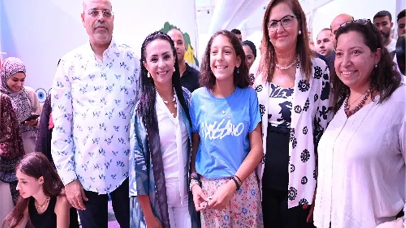 مايا مرسي وجبران يتفقدان معرض تنمية الأسرة المصرية ضمن مهرجان العلمين الجديدة