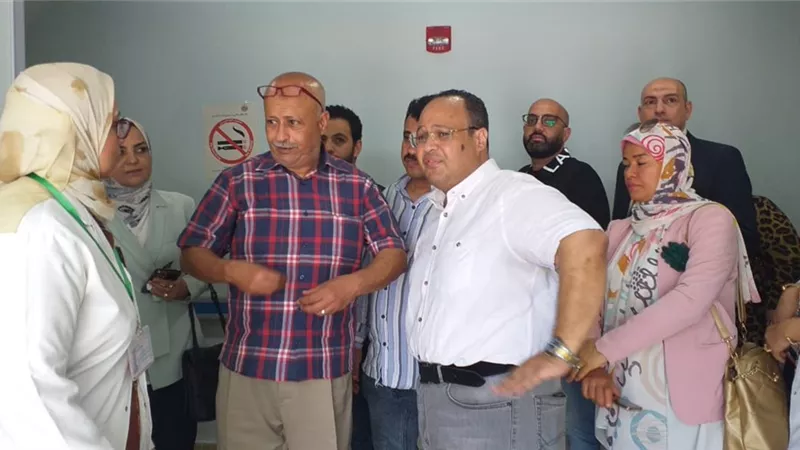 رئيس قطاع العلاجى بوزارة الصحة يتفقدون مستشفيات الفيوم